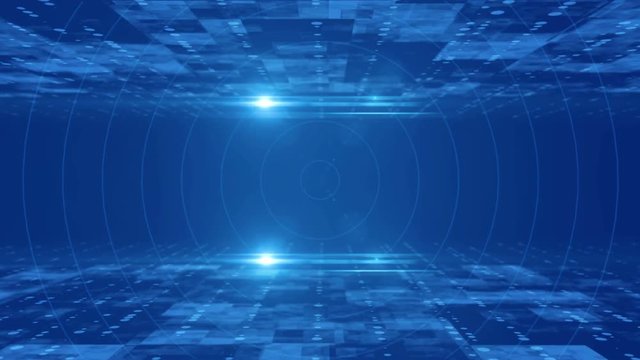 Futuristic background animation effect.