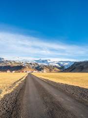 Fototapeta na wymiar Rural road in Iceland
