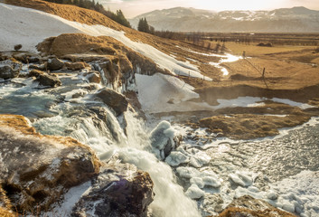 Gluggafoss waterfall in Iceland