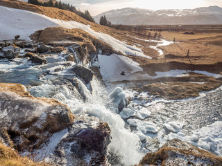 Gluggafoss waterfall in Iceland