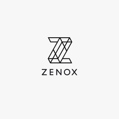 Vector logo design template for business. Letter Z