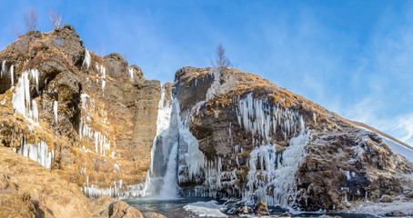 Obraz na płótnie Canvas Gluggafoss waterfall in Iceland