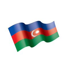 Azerbaijan flag, vector illustration