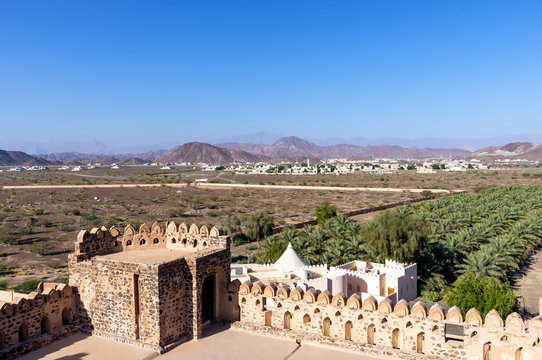 Landscape view taken from Jabreen Castle - Sultanate of Oman