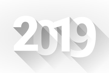 2019 - Bonne année - happy new year - obrazy, fototapety, plakaty