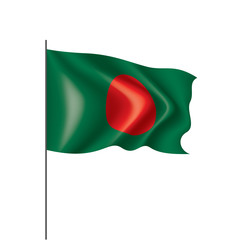 Bangladesh flag, vector illustration