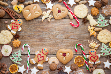 Lustige Lebkuchen zum Weihnachtsfest