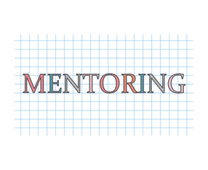 mentoring concept- vector illustration