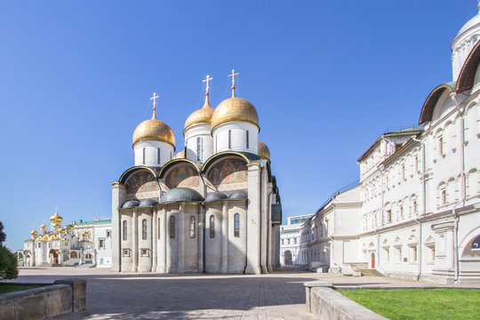 Cathedral Of The Archangel In Moscow Kremlin, Russia