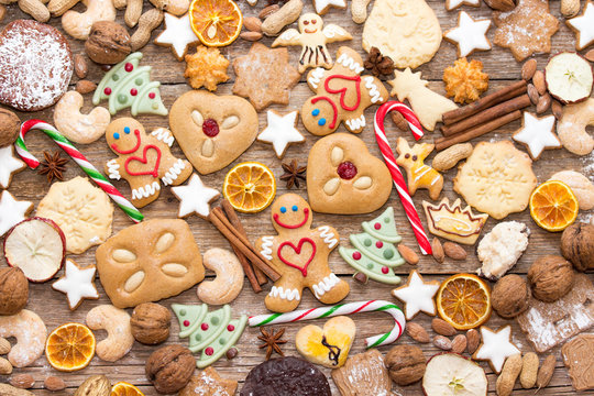Lustige Lebkuchen zum Weihnachtsfest