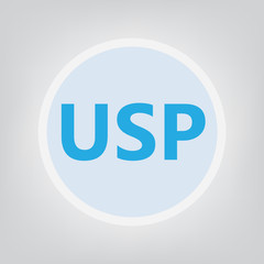 USP (Unique Selling Proposition) concept- vector illustration