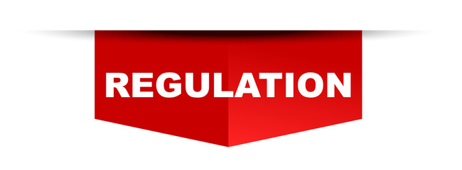 red vector banner regulation