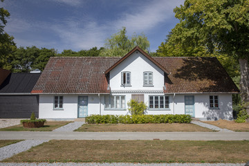 Old house - Happy walking at Hadsund Denmark