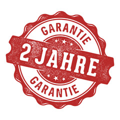 2 Jahre Garantie Vektor Siegel/Stempel