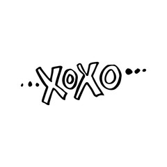 XoXo Christmas Lettering