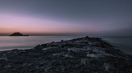 Sunrise in Alassio 
