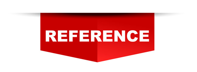 red vector banner reference