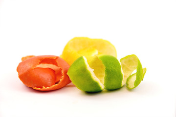 The benefits of citrus peel. clean stainless steel. remove coffee stains and deodorize