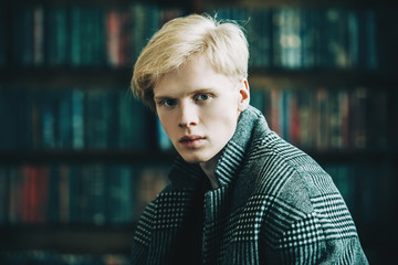 portrait of handsome man