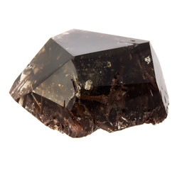 Druse of smoky quartz with epidote, crystal, stone