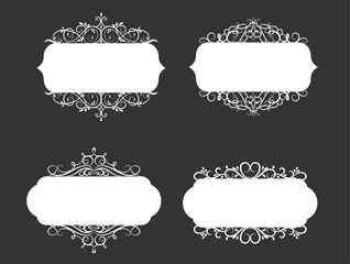 Vector illustration of old style label