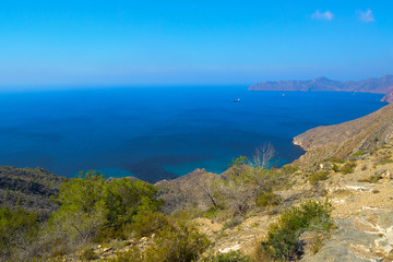 Cartagena bay in Spain