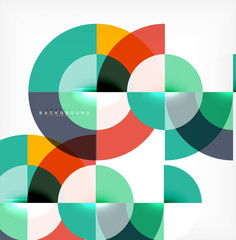Obraz premium Modern circle abstract background