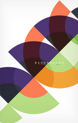 Modern circle abstract background