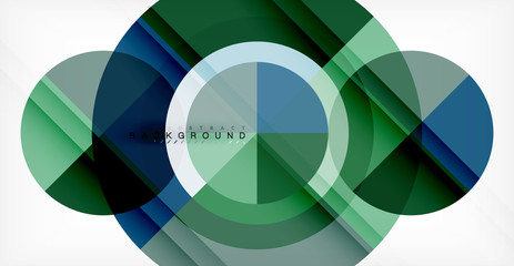 Obraz premium Vector circle abstract background