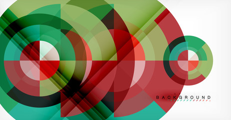 Obraz premium Vector circle abstract background