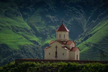 Church on a mountain in Georgia
