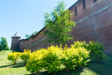 walls of Nizhny Novgorod Kremlin