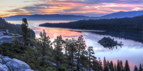 Emerald Bay Sunrise Panorama