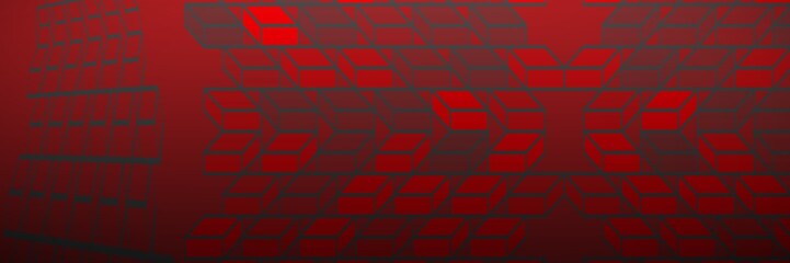 Composite image of colorful geometric squares 