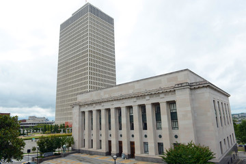 Fototapeta premium Tennessee Supreme Court Building next to the State Capitol was built in 1937 in Nashville, Tennessee, USA.