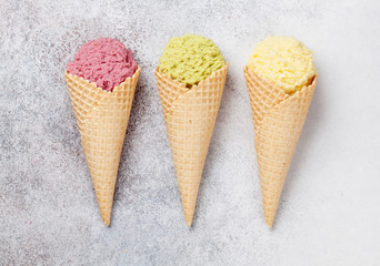 Ice cream cones