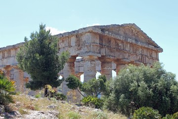 Sicile,  temple grec de Segeste