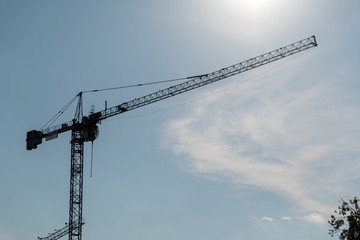 Industrial construction cranes