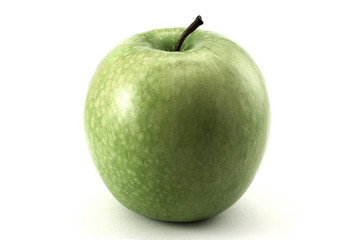 Green apple isolated on white background