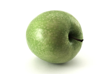 Green apple isolated on white background