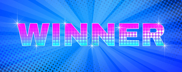 5833818 Greeting bright banner winner theme