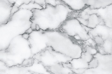 White marble texture with natural pattern for background, design or artwork