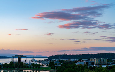 Olympia At Sunset