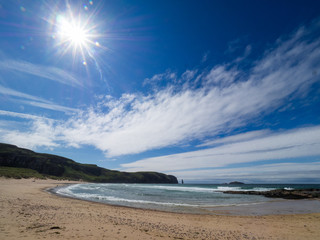 Sandwood beach, northern Scotland