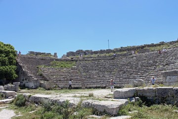 Sicile, théâtre grec de Segeste 