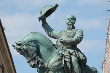 Fototapeta na wymiar statue of Napoleone III