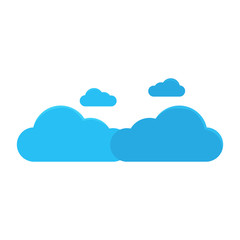 Isolated cloud weather icon