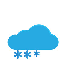 Isolated winter weather icon