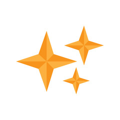 Isolated star shape icon