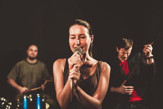 Band performing